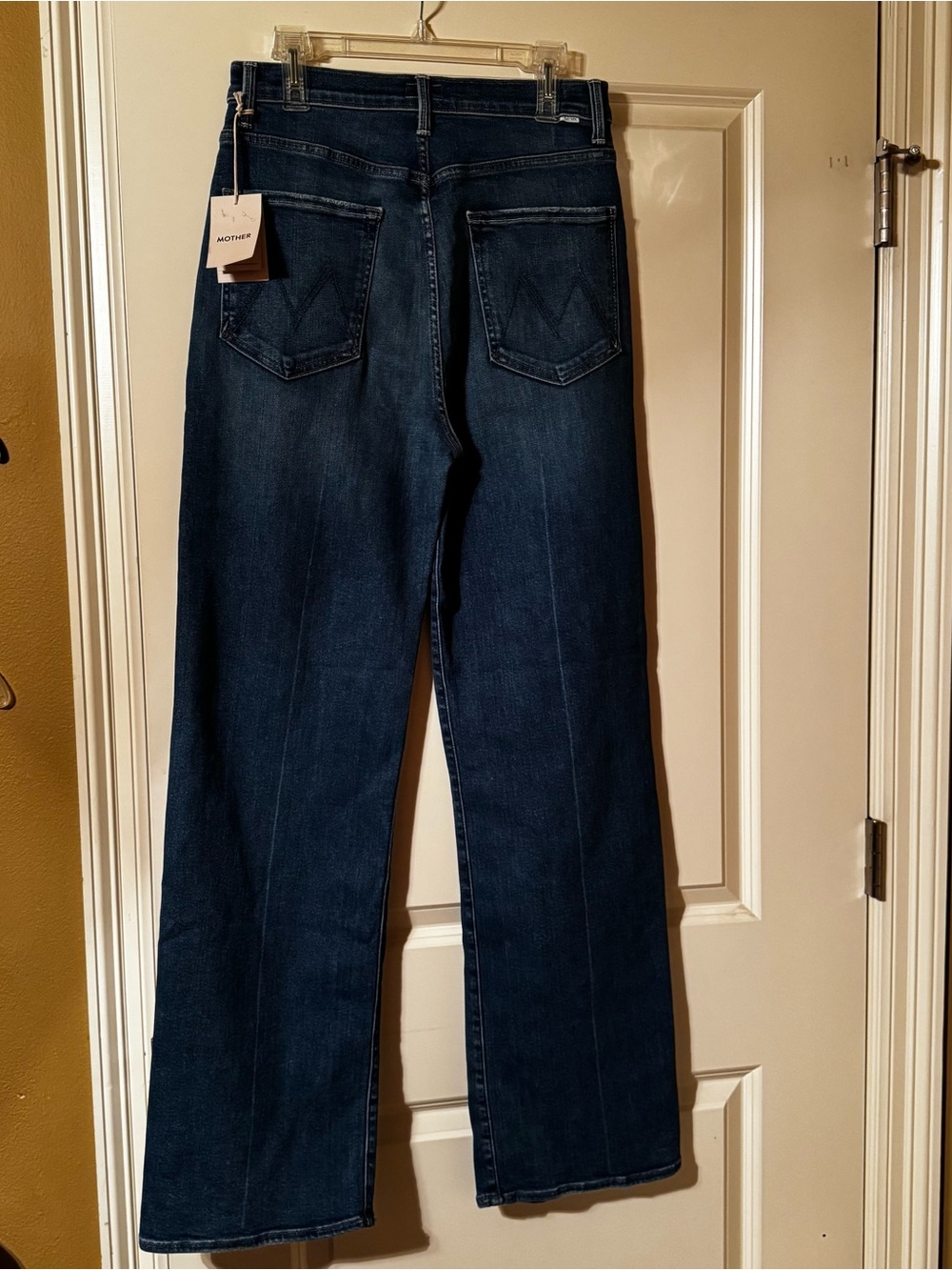 MOTHER The Tune Up Maven Sneak Jeans 30 Opposites Attract High Rise Wide Leg NWT - Picture 6 of 13